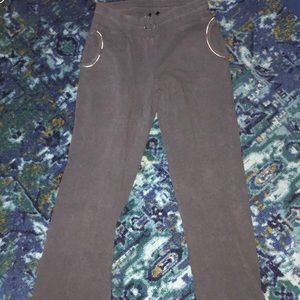 Burberry Grey Sweatpants with plaid detail